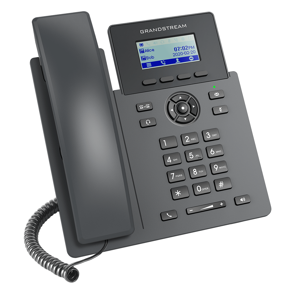 Grandstream GRP2601 PoE VoIP Desk Phone Left Side