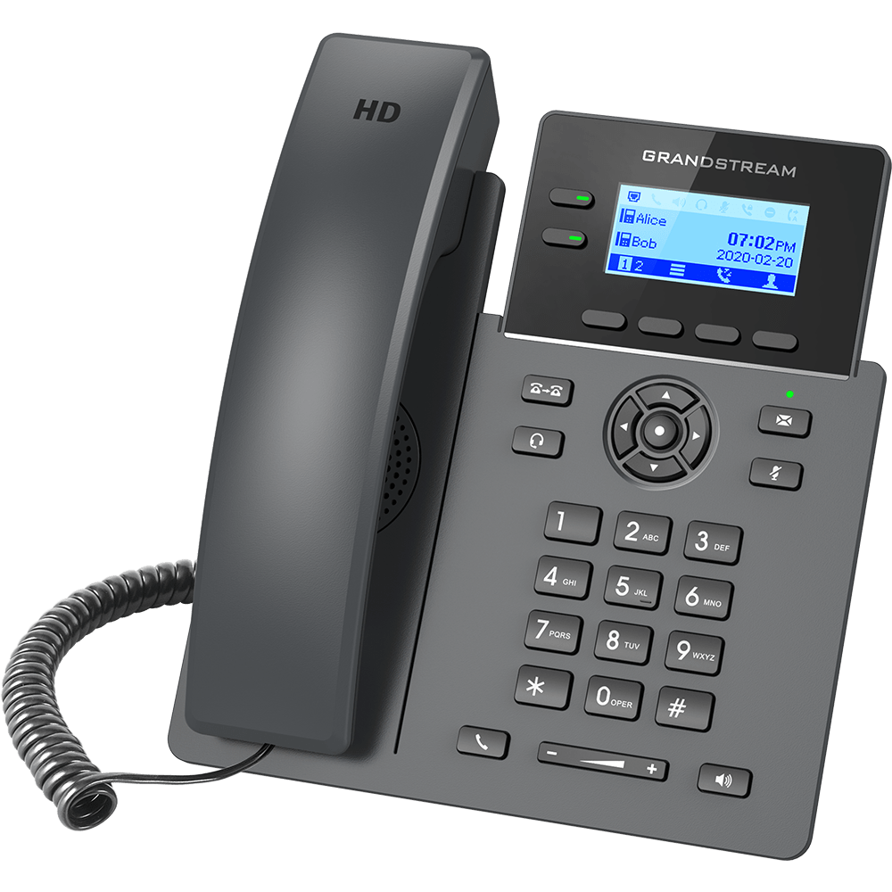 Grandstream GRP2602 VoIP SIP Phone left