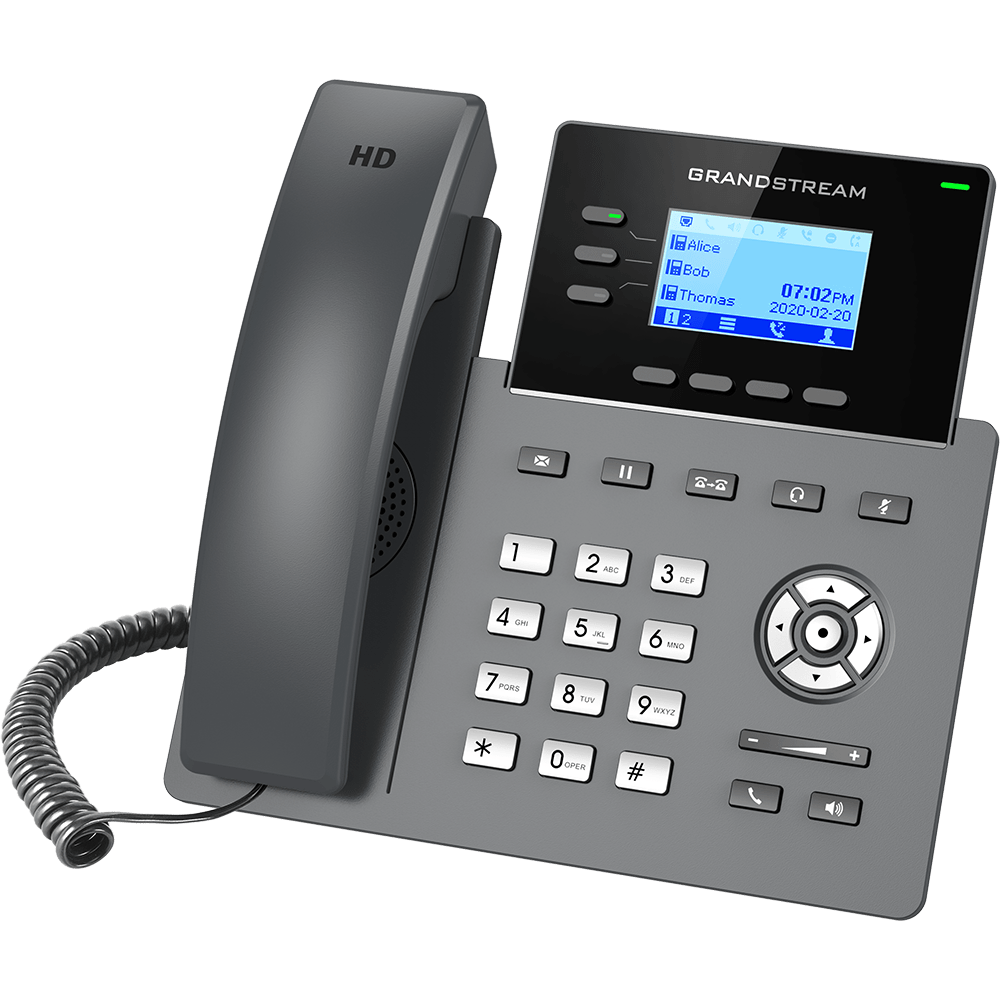 Grandstream GRP2603 VoIP SIP Phone Left Side