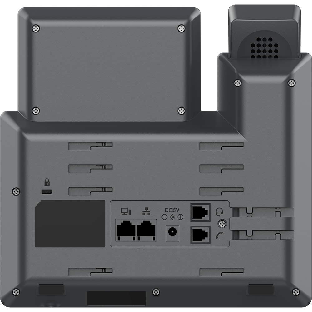 Grandstream GRP2604 PoE VoIP Phone Back view