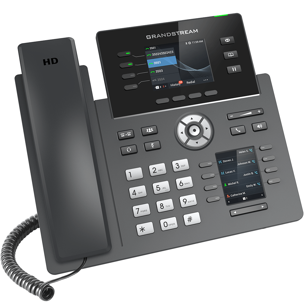 Grandstream GRP2614 Carrier-Grade VoIP Phone Right Side