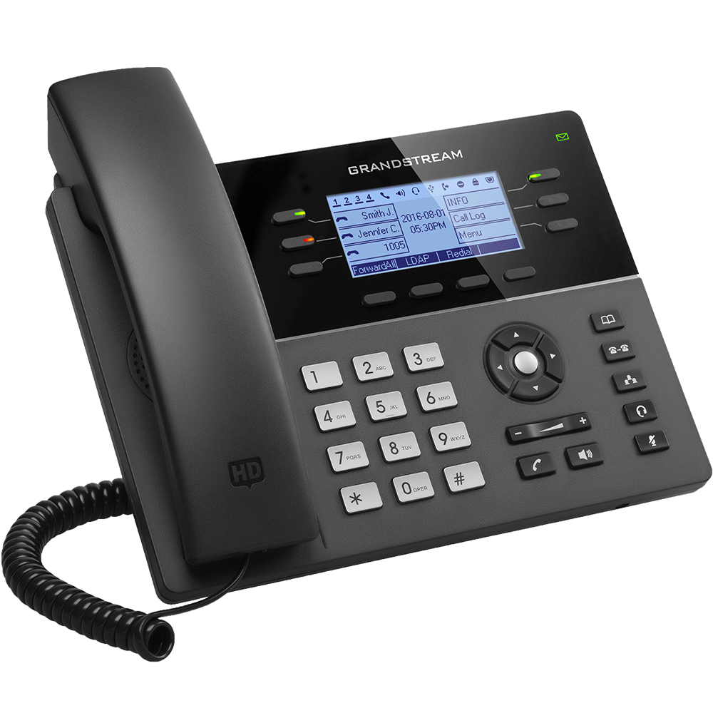Grandstream GXP1760 - 6 Line Powerful Mid-range HD VoIP Phone with WiFi